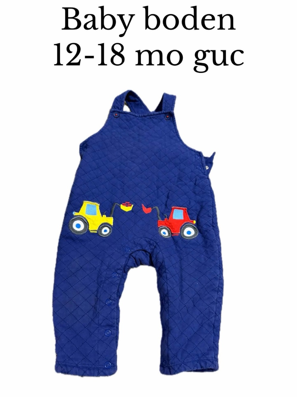 Baby boden 12-18 month tractors overalls